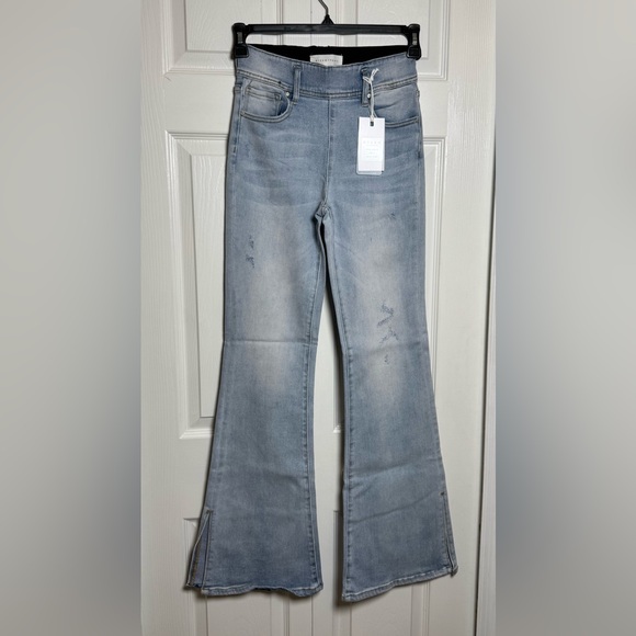 Women's Flare Jeans in Light Blue by Risen - Picture 1 of 7